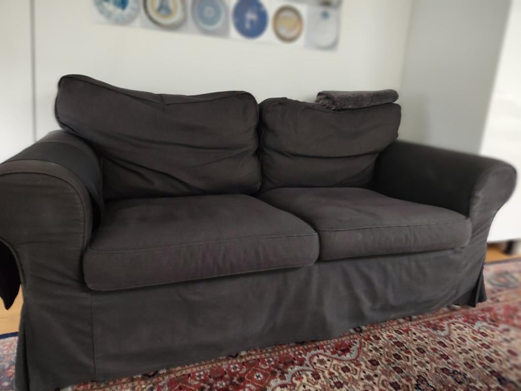 Tweezits bank Ektorp Ikea, Huis en Inrichting, Ophalen, 75 tot 100 cm, Tweepersoons, 150 tot 200 cm