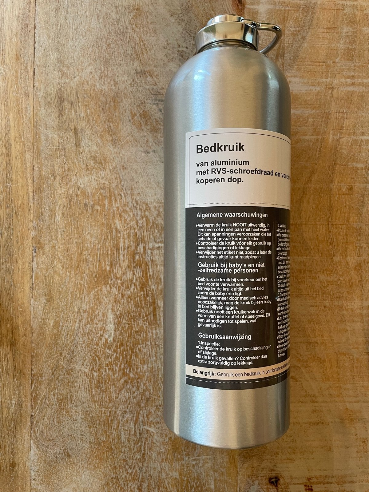Briljant Baby Bedkruik van aluminium, zo goed als nieuw, Ophalen of Verzenden, Zo goed als nieuw