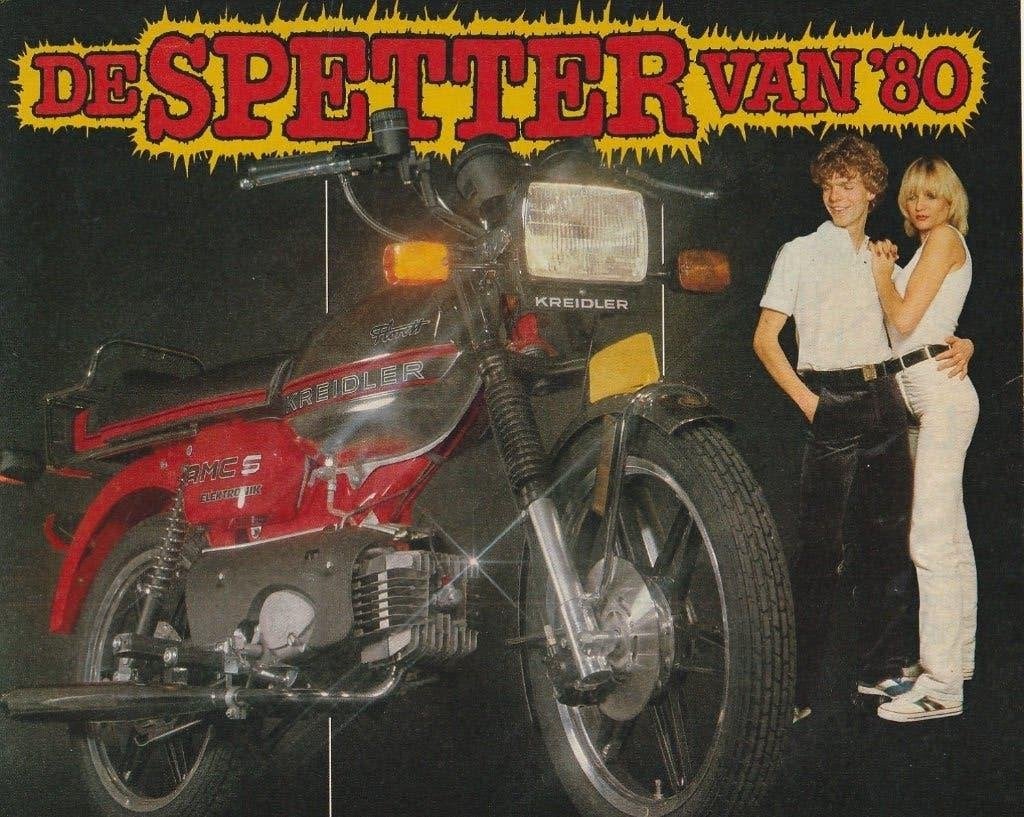 Retro reclame 1980 Kreidler brommer de spetter van 1980, Verzenden, Overige typen
