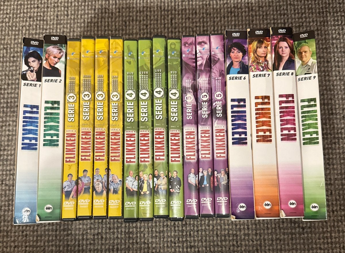 Flikken Gent Serie 1 t/m 9, 1 DVD mist, Vlaamse serie, Cd's en Dvd's, Misdaad, Zo goed als nieuw, Vanaf 12 jaar, Ophalen of Verzenden
