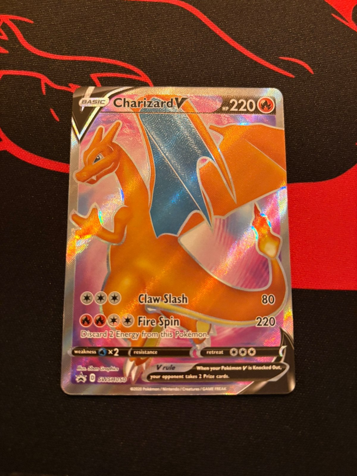 CHARIZARD V SWSH050 – PROMO – NM, Verzenden, Zo goed als nieuw