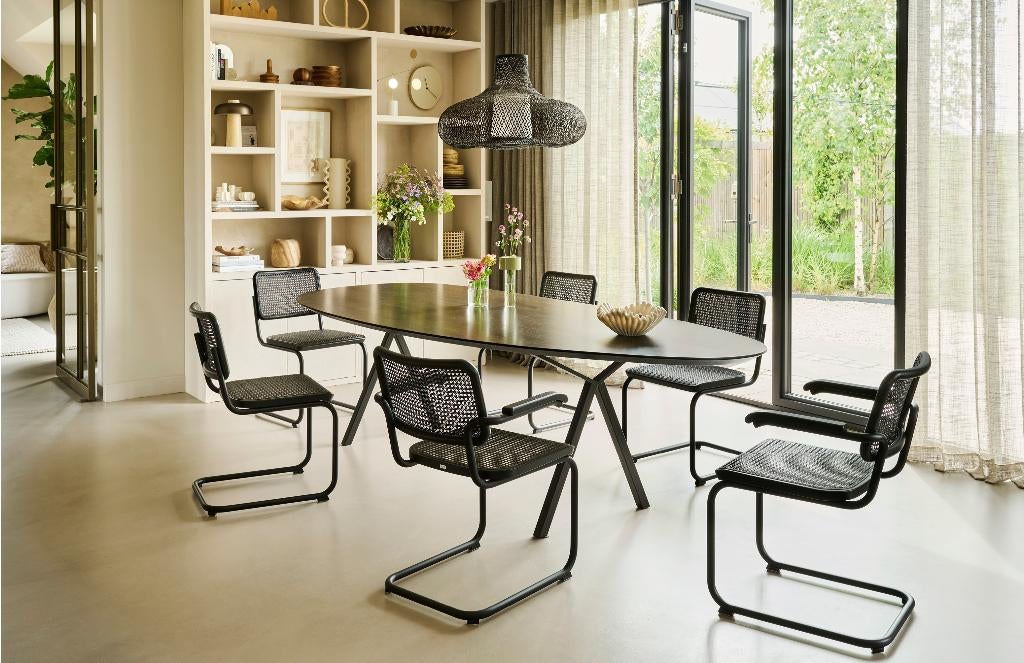Showroom set v 6 | Thonet S64V en S32V stoel | 25% Korting, Ophalen, Zwart, Nieuw, Bauhaus | Marcel Breurer | Thonet