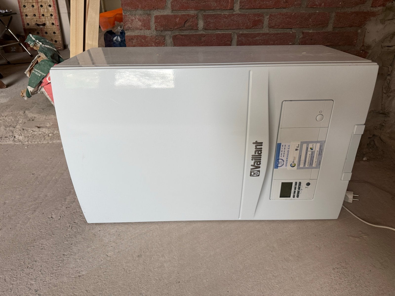 Vaillant ecoTEC classic VHR NL 23-28/5-3 R6 CV-ketel 2021, Ophalen, 30 tot 80 cm, Gebruikt, Hoog rendement (Hr)