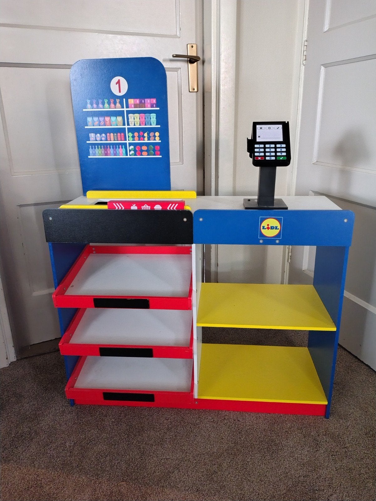 playtive houten speelwinkeltje Lidl, Ophalen, Zo goed als nieuw, Hout, Speelkeuken