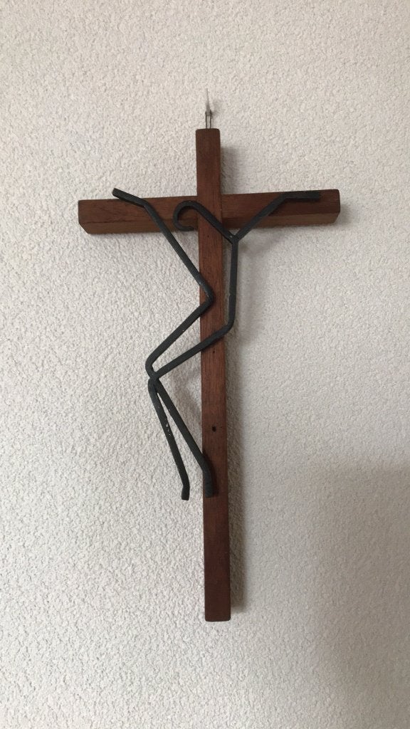 Modern kruisbeeld, Verzamelen, Ophalen of Verzenden, Gebruikt, Kaart of Prent, Christendom | Katholiek