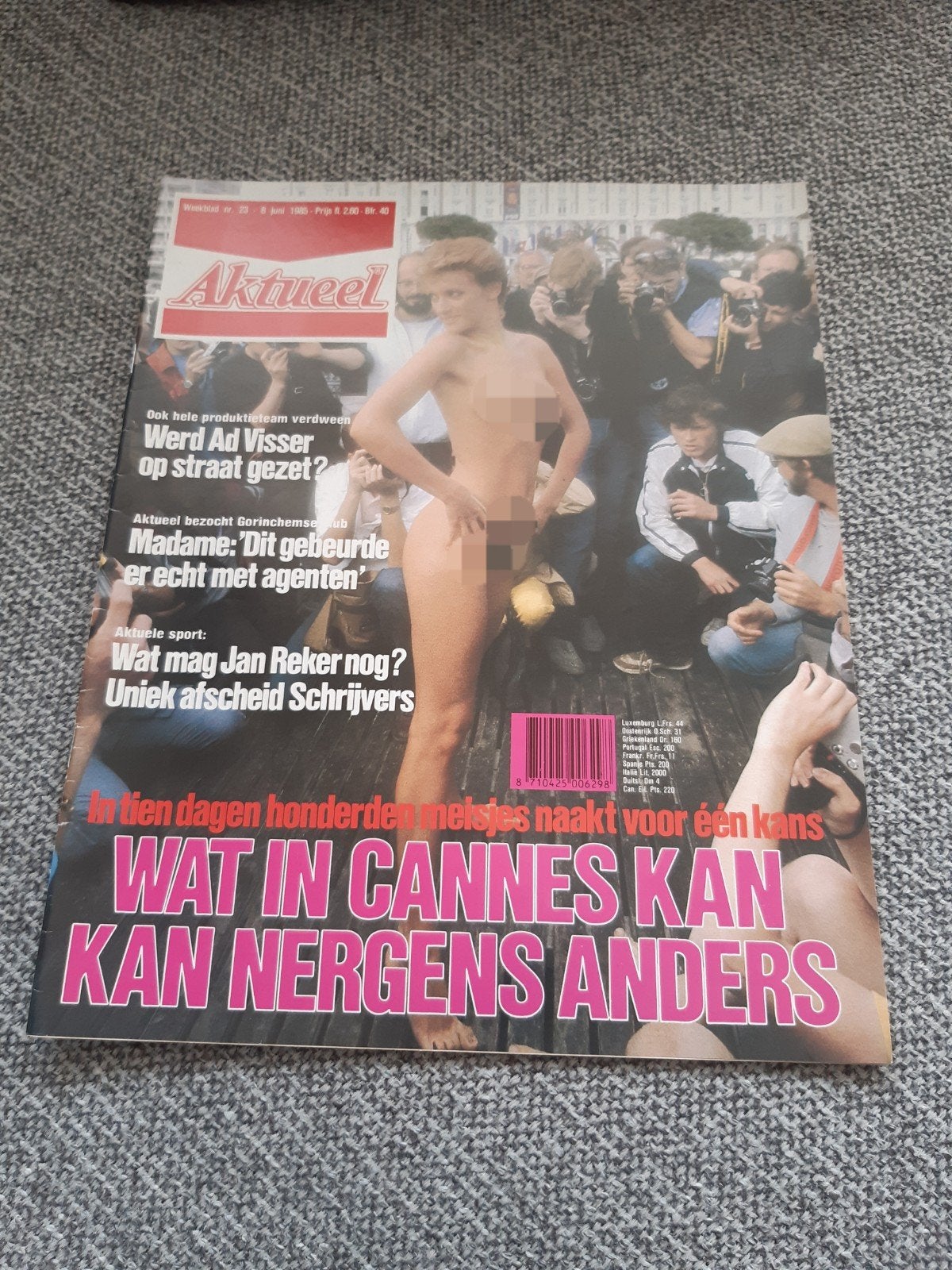 23.Aktueel 1985. Ad Visser. Jan Reker
Annie Ample. Karel Bau, Verzenden, 1980 tot heden, Tijdschrift