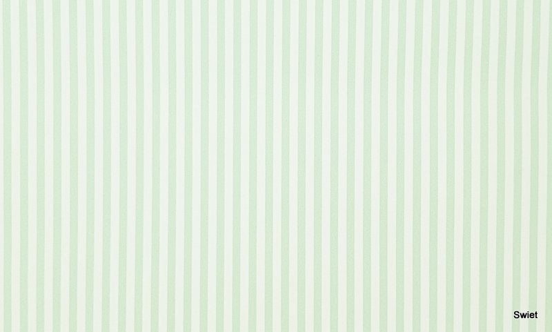 12754 Groen wit strepen behang van Esta wallcovering swiet, Ophalen of Verzenden, Groen