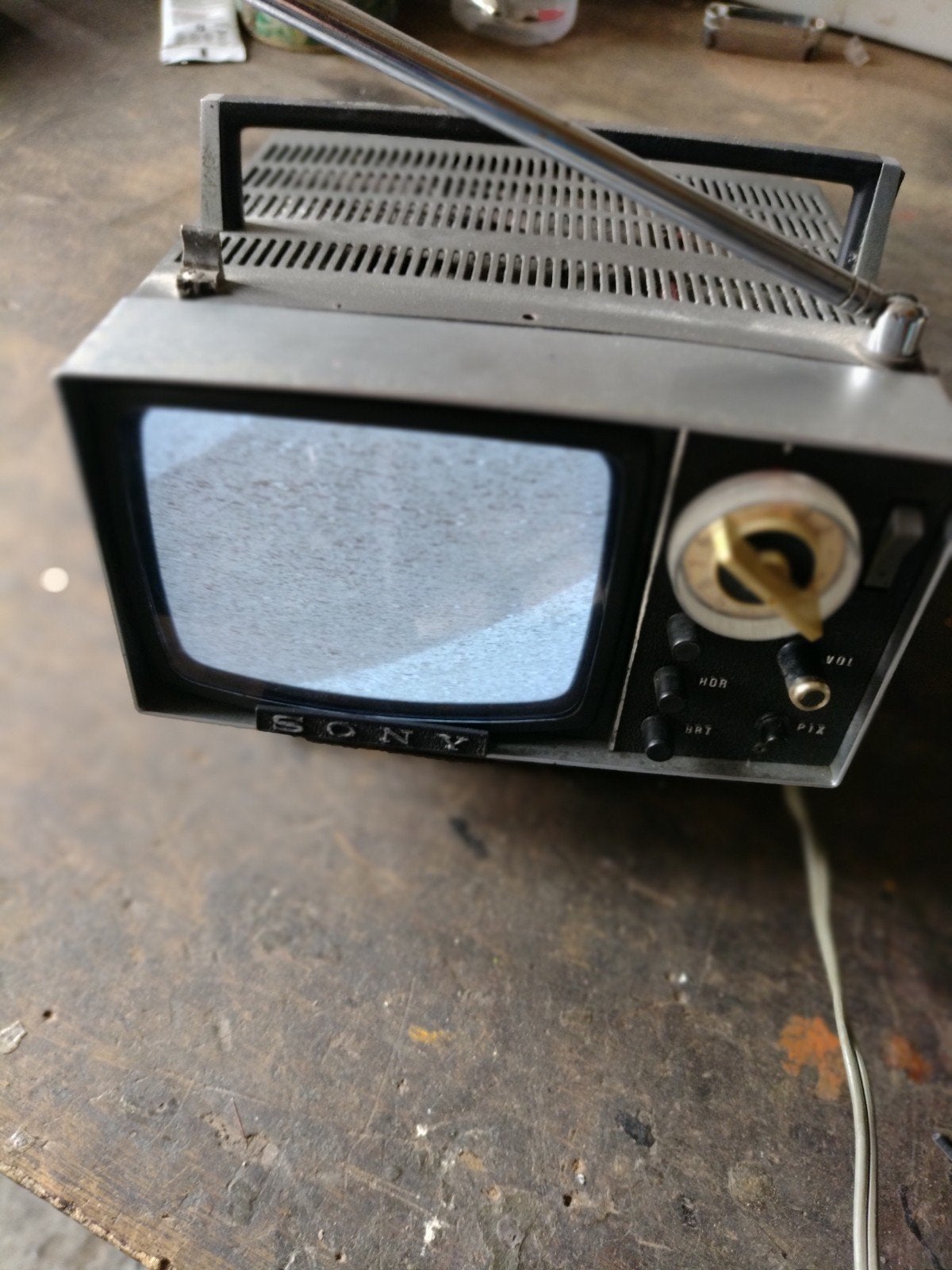 Vintage Sony Transistor Televisie Receiver, Verzenden