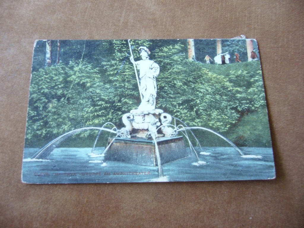 CLEVE  =  MINERVA AM AMPHITHEATER   1909, Verzamelen, Ophalen of Verzenden, Voor 1920, Gelopen, Duitsland