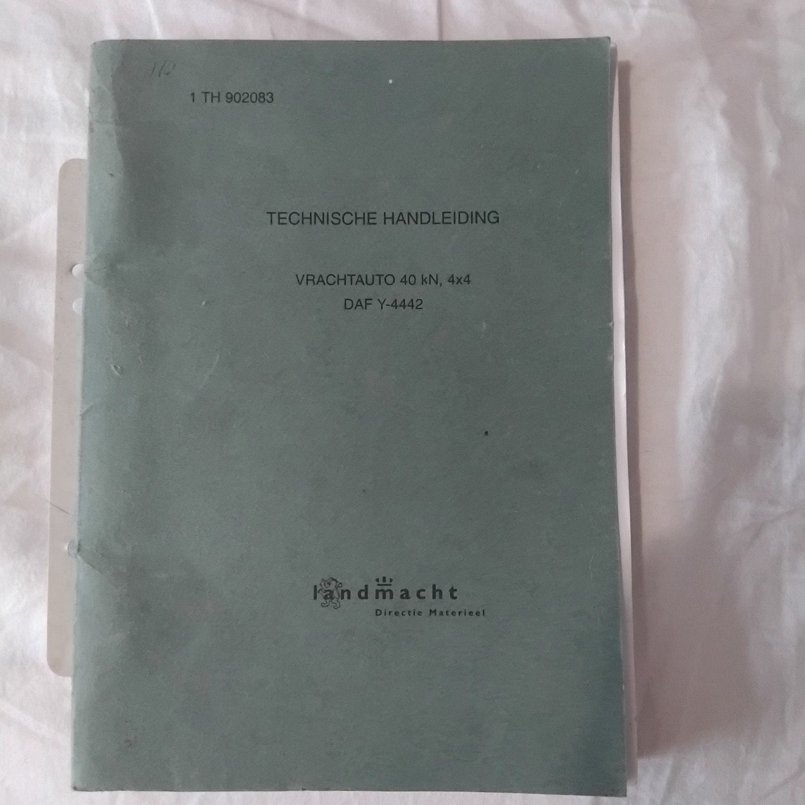 Technische handleiding DAF Y-4442 4x4, Ophalen of Verzenden, Niet van toepassing, Gelezen, Landmacht
