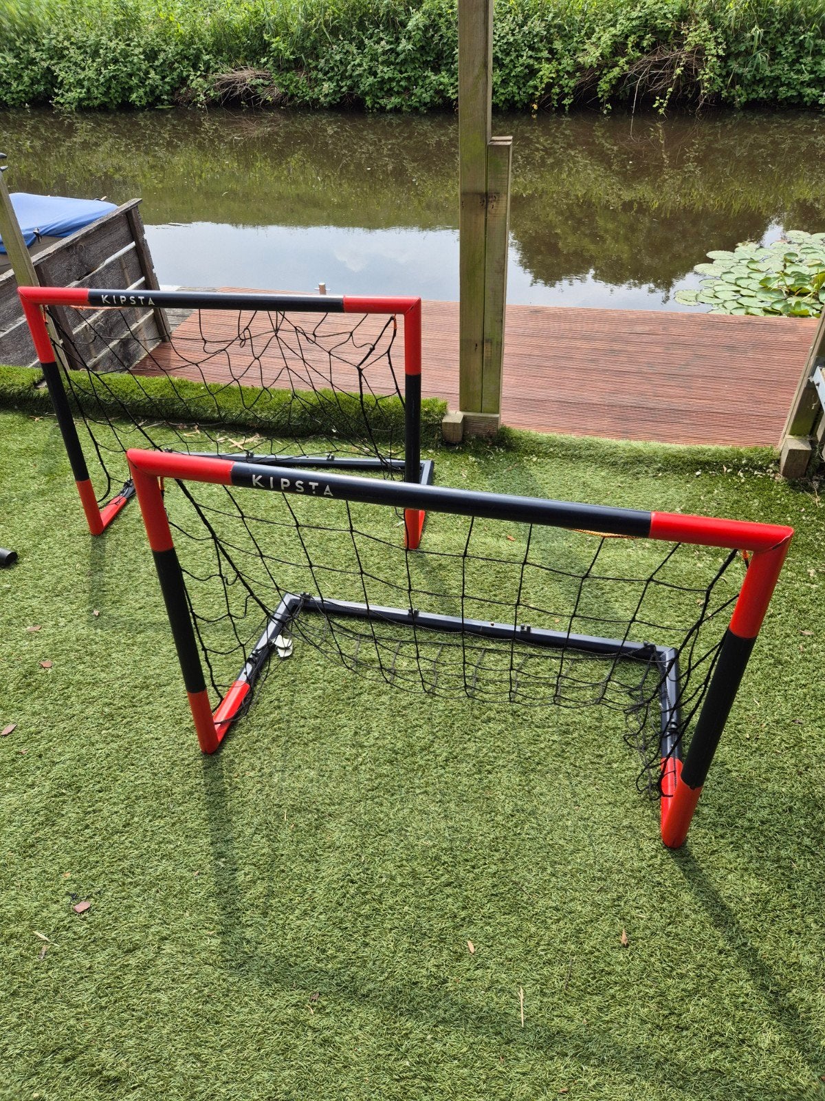 Kipsta Voetbaldoeltjes - Set van 2 demontabel, Maat XS of kleiner, Ophalen, Gebruikt, Overige typen