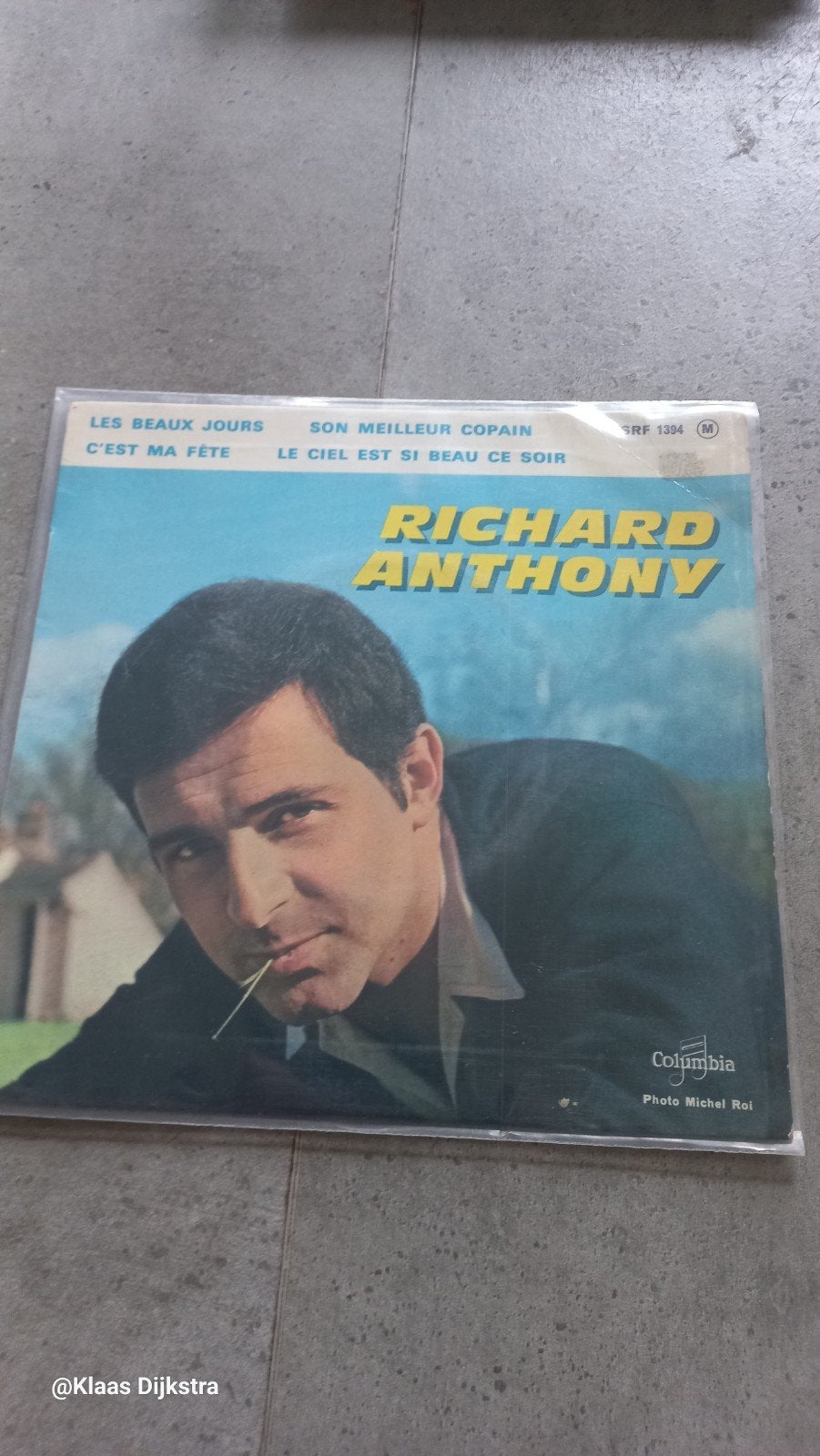 Richard Anthony - Les Beaux Jours EP, Ophalen of Verzenden, Gebruikt, 7 inch, EP