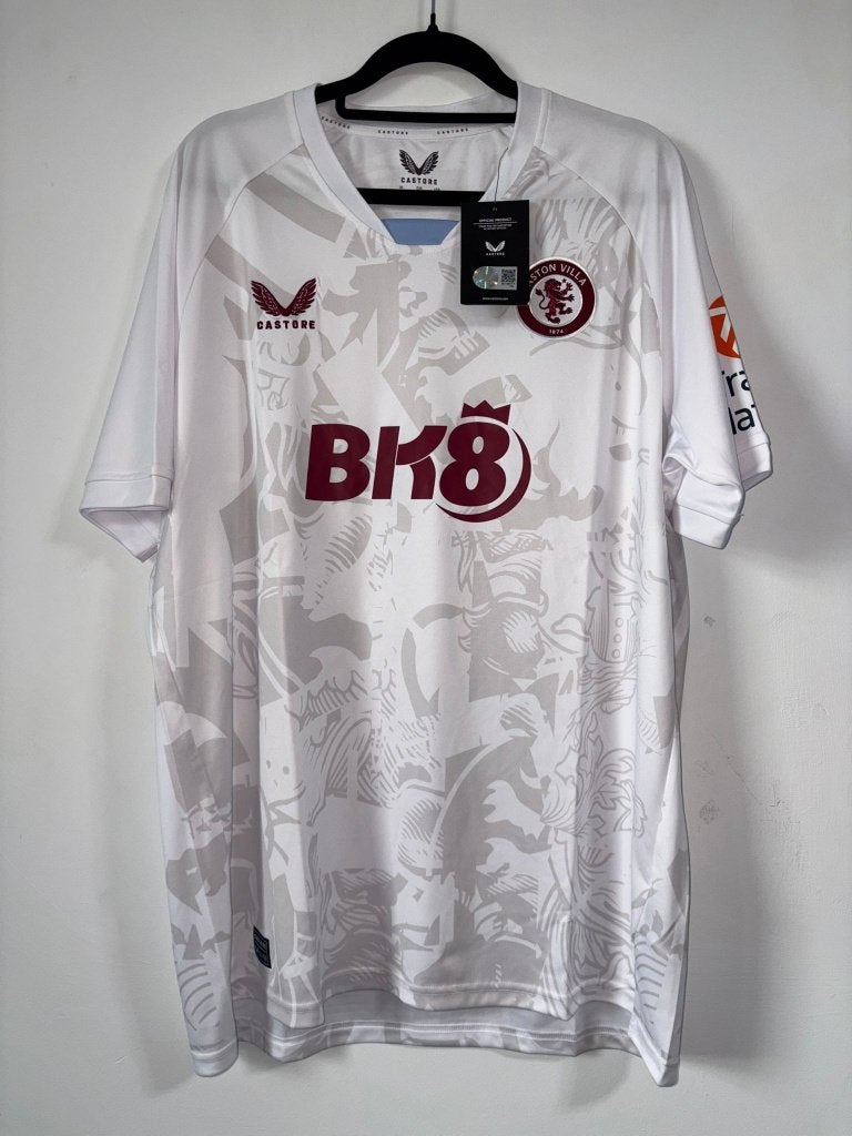 Origineel Aston Villa 2023-24 Uit shirt - Maat S - 10/10, Ophalen of Verzenden, Nieuw, Maat 46 (S) of kleiner, Voetbal