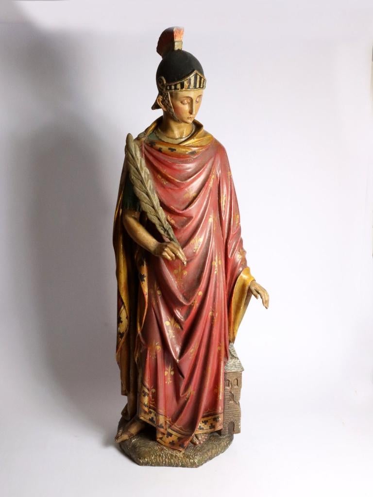 Sculptuur Donatus van Münstereifel, Neogotiek 19de eeuw, Ophalen of Verzenden