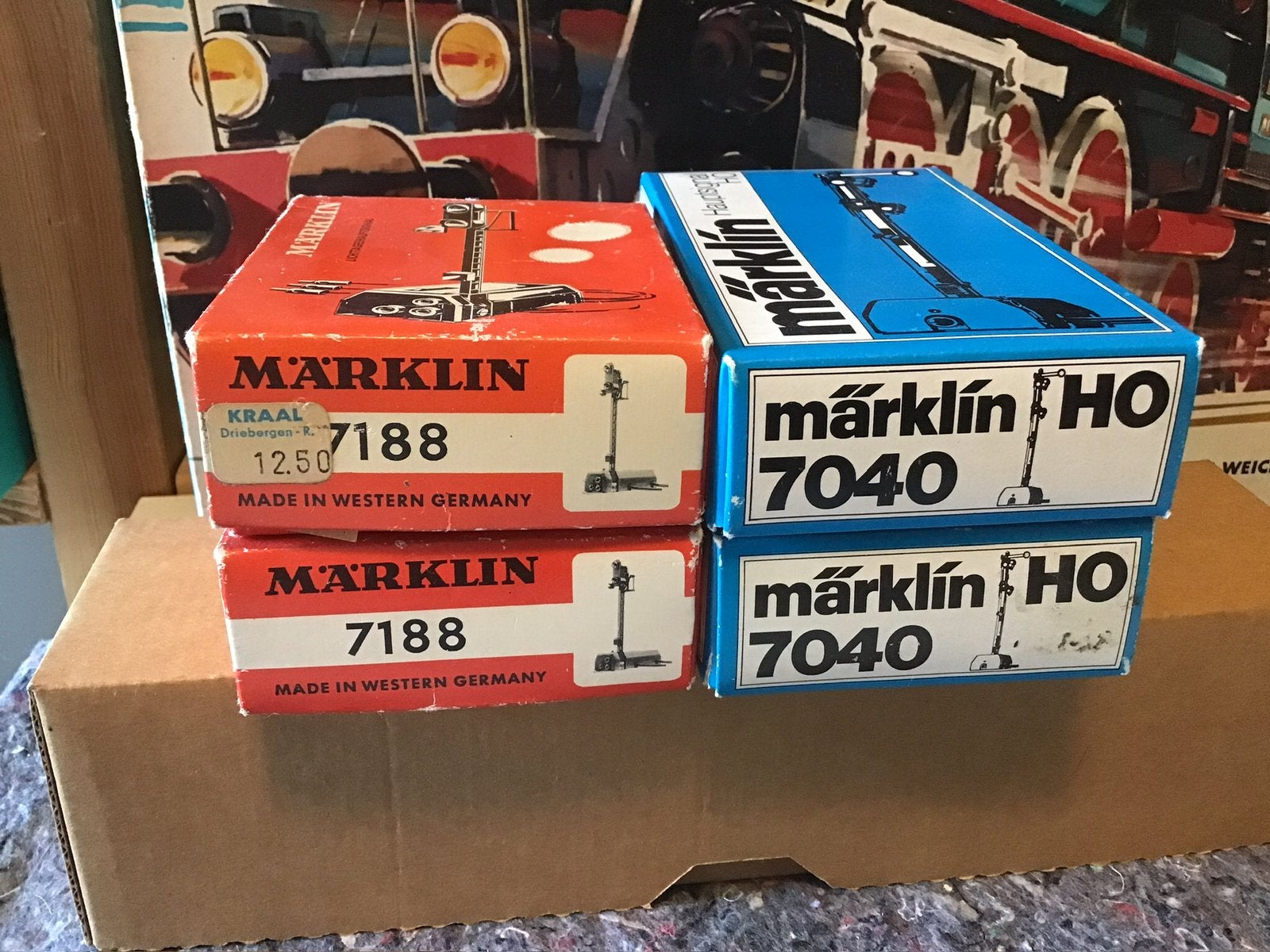 Marklin seinen in goede staat met ovp. 4 stuks, Hobby en Vrije tijd, Modeltreinen | H0, Wisselstroom, Gebruikt, Rails, Ophalen of Verzenden