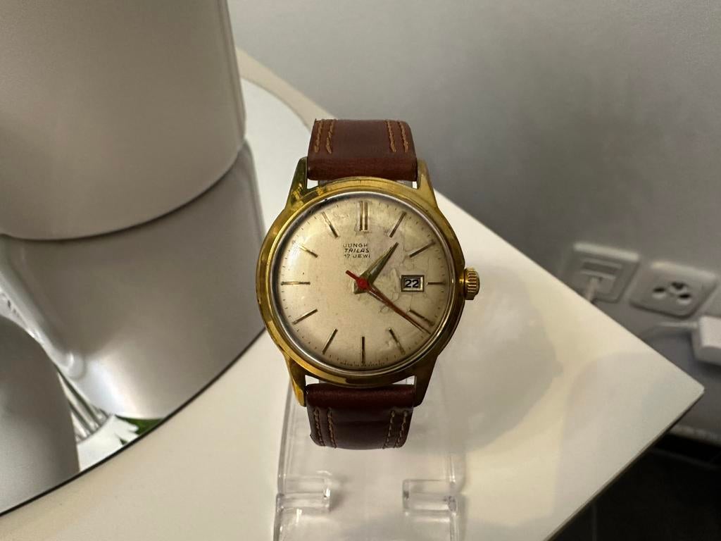 Junghans Automatik Horloge, Ophalen of Verzenden, Zilver
