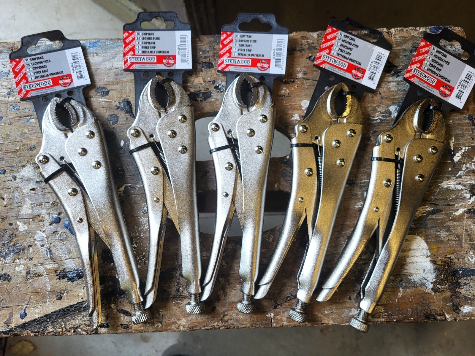 5x Steelwood Griptang - Locking Plier - Nieuw, Ophalen of Verzenden, Nieuw