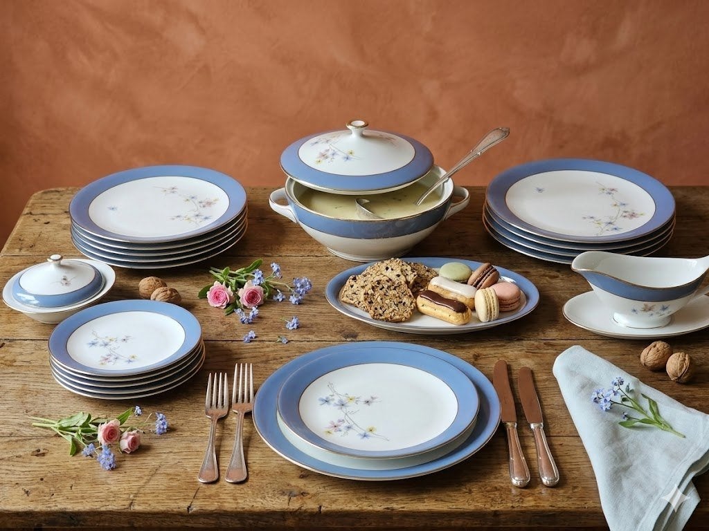 rheinespfalz hartporzellan set, Antiek en Kunst, Antiek | Servies compleet, Ophalen of Verzenden