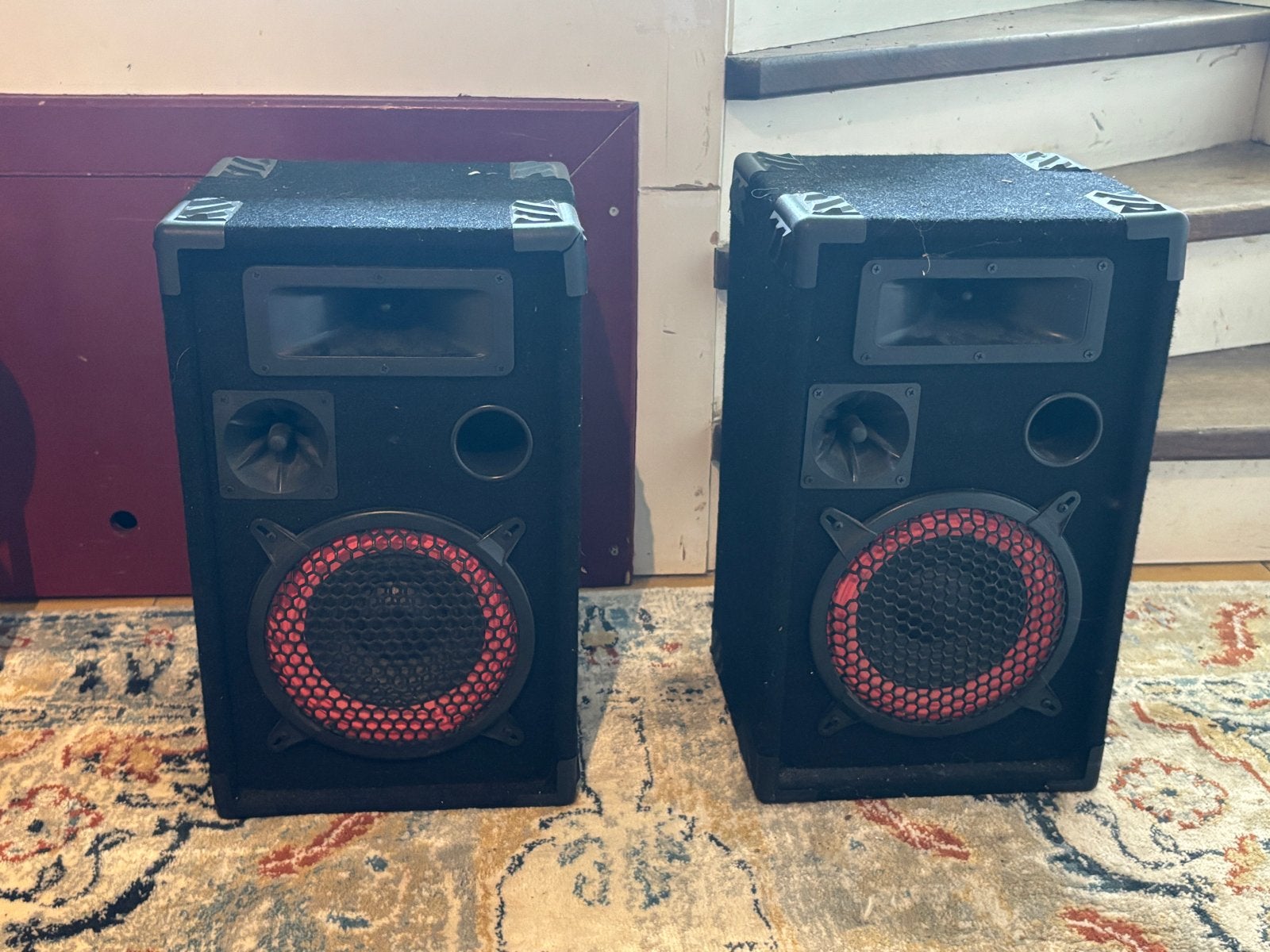 Foto 7 van Pioneer Serato DDJ-SR DJ-set met speakers en versterker