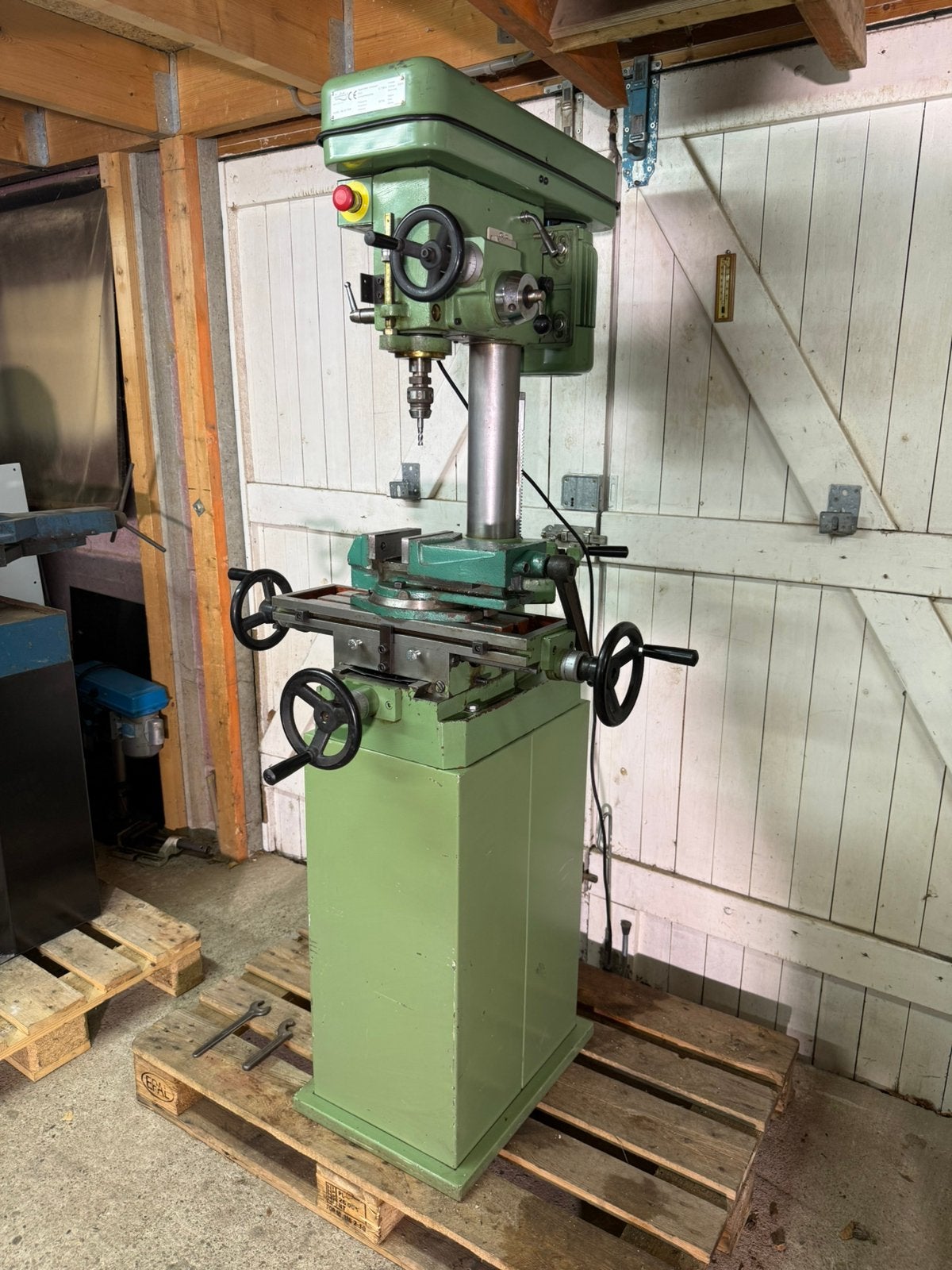 Huvema HU-20 PDM boor-freesmachine – 230V, Ophalen, Zo goed als nieuw, Elektrisch, Overige soorten