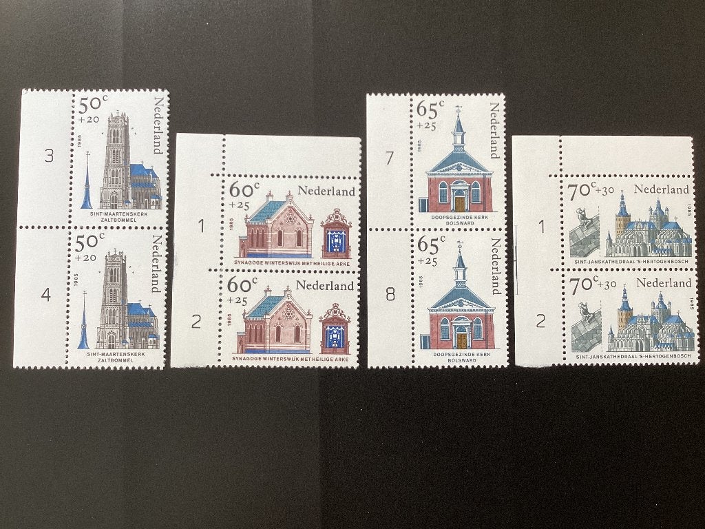 1985, Zomerzegels, 1324-1237/ in paar, Ophalen of Verzenden, Na 1940, Postfris