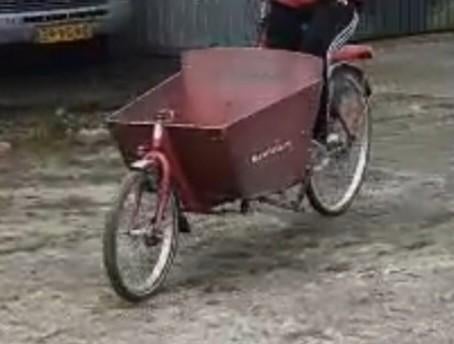 Bakfiets met versnelling - voor  goederen kinderen, Gebruikt, Goederen, Trommelrem, Ophalen
