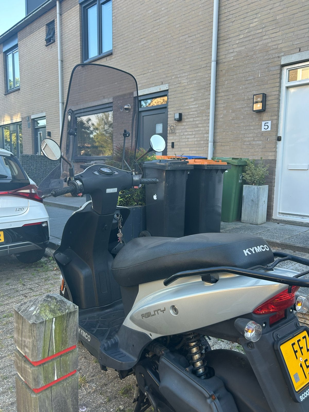 Kymco Agility 50 - uit 2021 - 45km/u - Gebruikssporen, Ophalen, Gebruikt, Maximaal 45 km/u, Agility