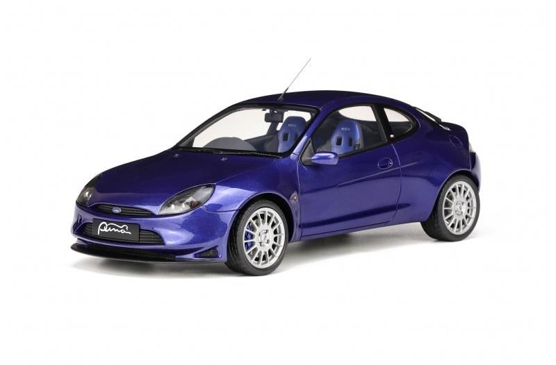 OttoMobile 1/18 Ford Puma Racing blauw OT428, Ophalen of Verzenden, Zo goed als nieuw, Auto, OttOMobile