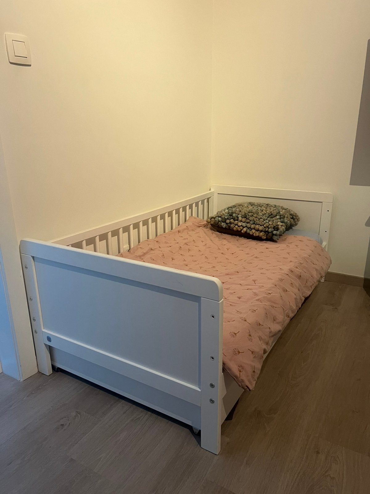 Petit Amelie peuterbed, 70 tot 85 cm, Zo goed als nieuw, Matras, 140 tot 160 cm