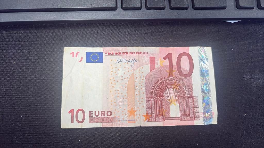 Biljet van 10 euro jaar 2002, Postzegels en Munten, Bankbiljetten | Nederland, Ophalen of Verzenden, Euro's
