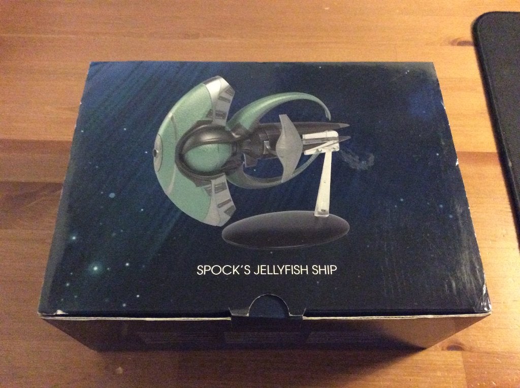 Star Trek Spock's jellyfish ship Collector's Model ongeopend, Ophalen of Verzenden, Nieuw, Tv, Beeldje, Replica of Model