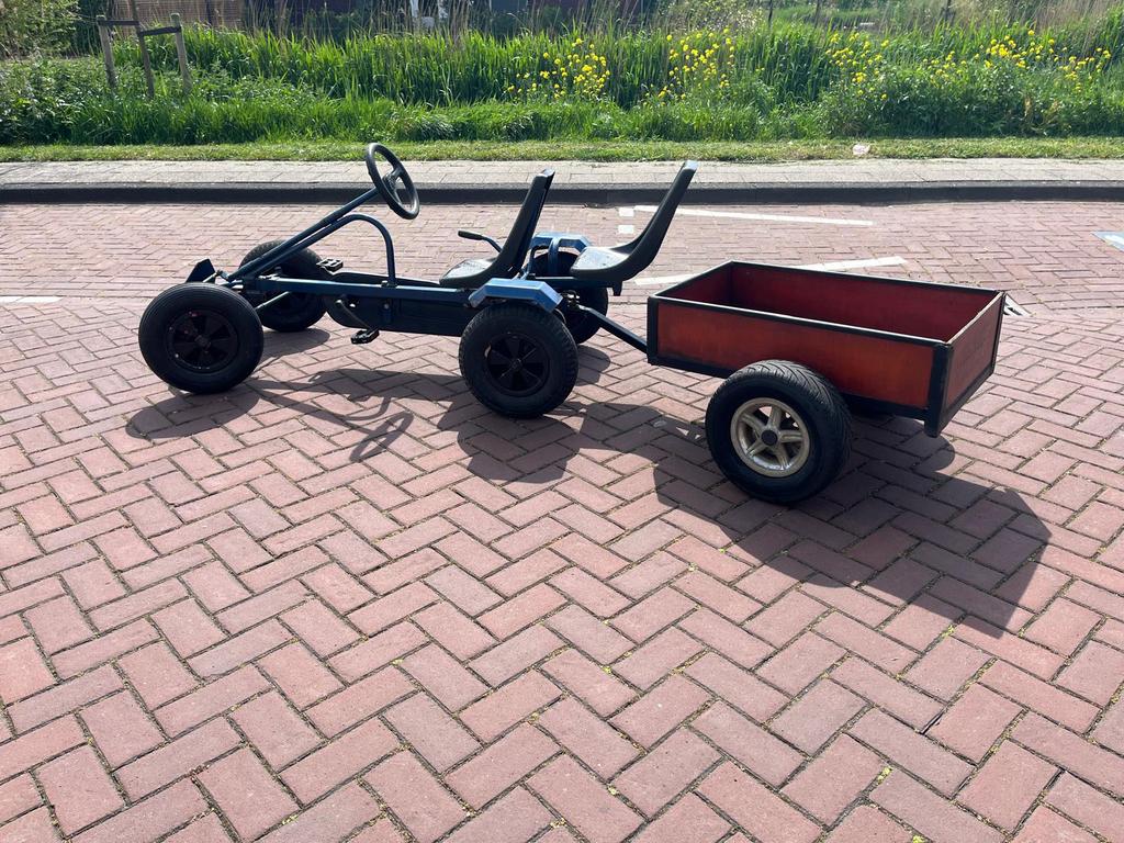 Skelter met aanhangwagen, Ophalen, Gebruikt, Overige merken, Duozit