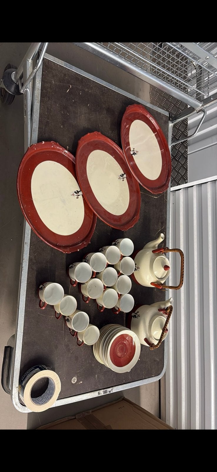 Vrij compleet Droste servies met iets speciaals, Ophalen