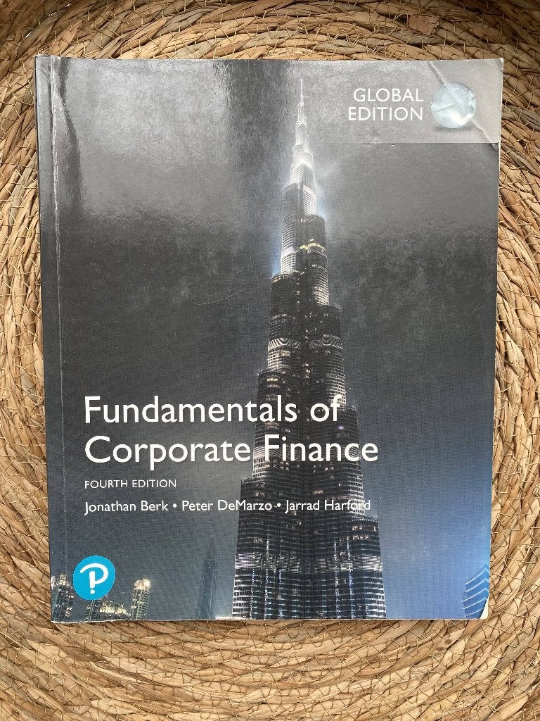 Fundamentals of Corporate Finance (4th Edition), Ophalen of Verzenden, Zo goed als nieuw, Economie en Marketing
