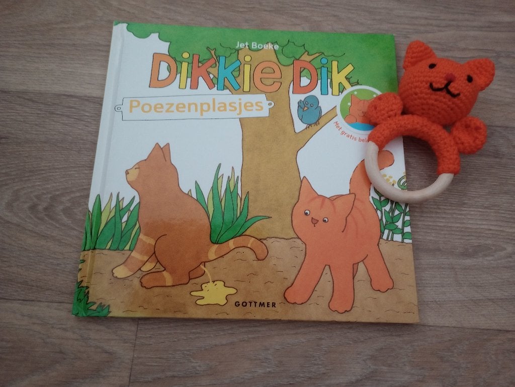 Dikkie Dik rammelaar, Oranje, Overige merken, Overige karakters, Nieuw