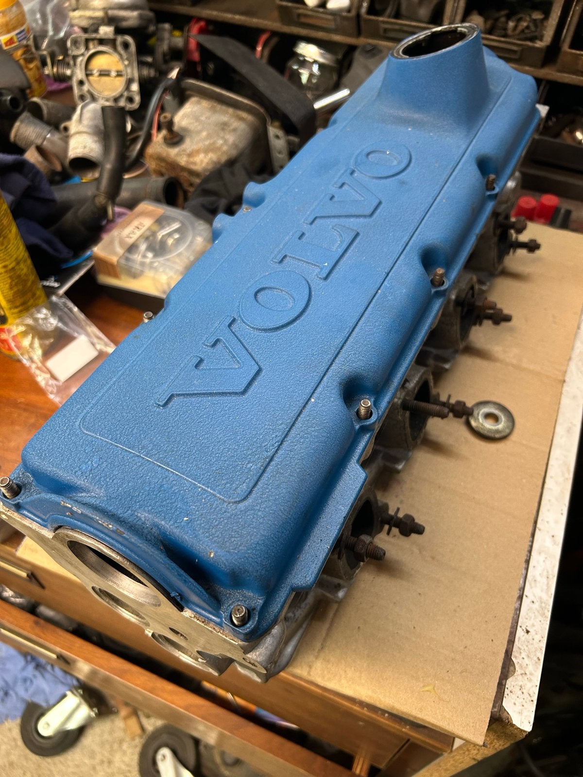 Cilinderkop Volvo B230 motor - Gevlakt, gereinigd, B nokkena, Ophalen, Gereviseerd, Volvo