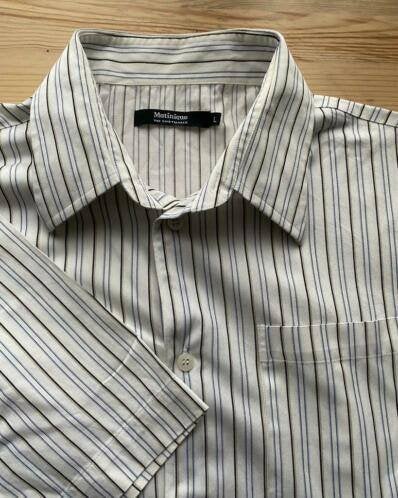 Martinique overhemd maat L, Kleding | Heren, Ophalen of Verzenden, Zo goed als nieuw, Wit, Halswijdte 39/40 (M)