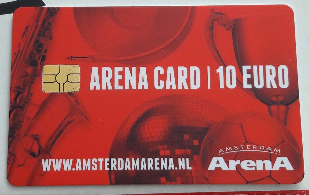 Ajax ArenA card, Verzamelen, Sportartikelen en Voetbal, Ophalen of Verzenden, Gebruikt, Ajax, Overige typen