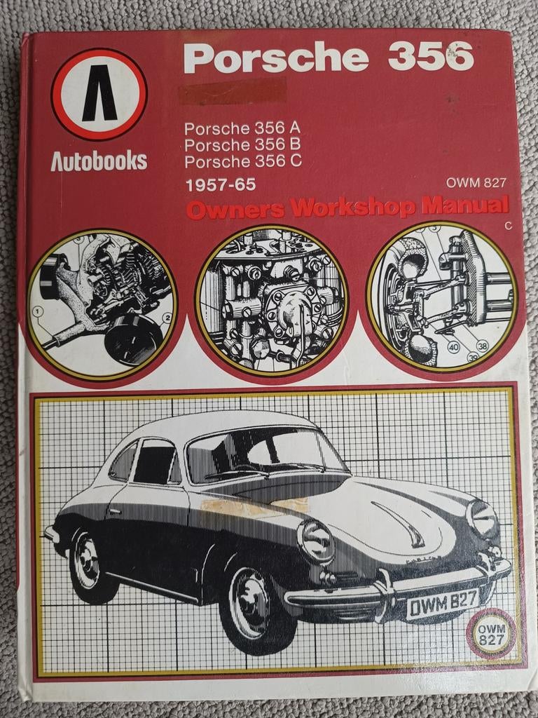 Porsche 356 Owners Workshop Manual 1957-65 Autobooks, Boeken, Auto's | Boeken, Ophalen of Verzenden, Gelezen, Porsche, Autobooks