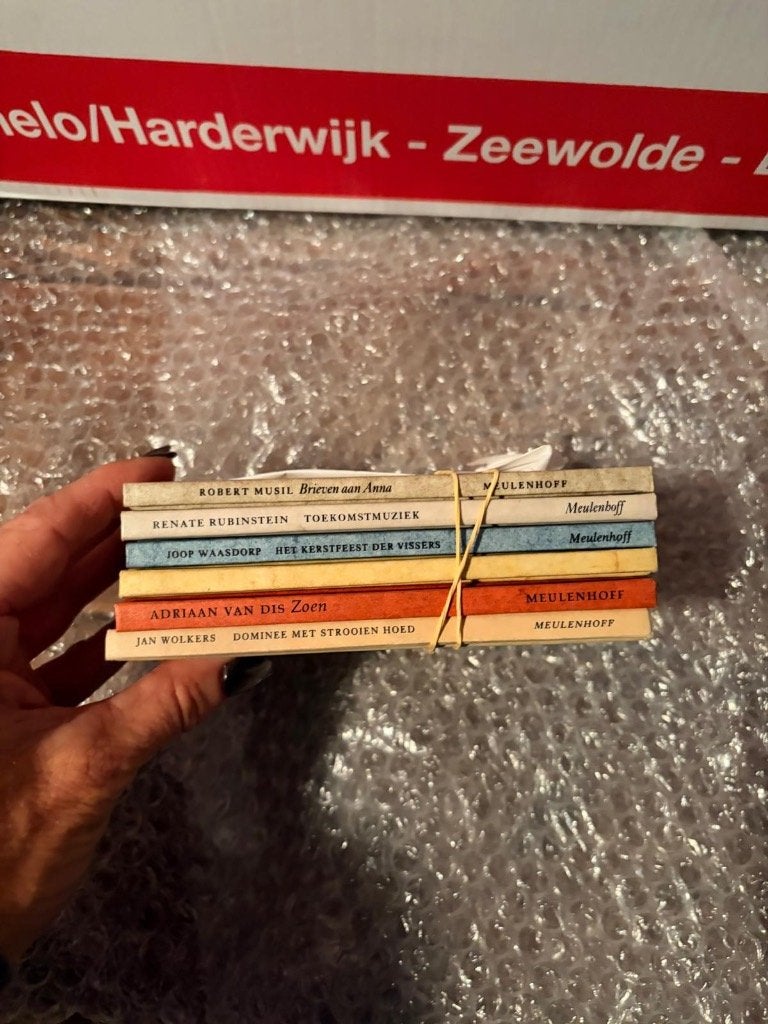 Vintage boekenbundel Meulenhoff - diverse auteurs_, Gelezen, Diverse auteurs, Ophalen of Verzenden, Nederland