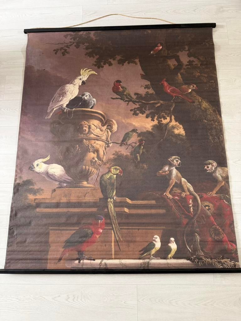 Wanddoek “De Menagerie”  140x170cm, Ophalen, 140 cm, Meerkleurig, Zo goed als nieuw