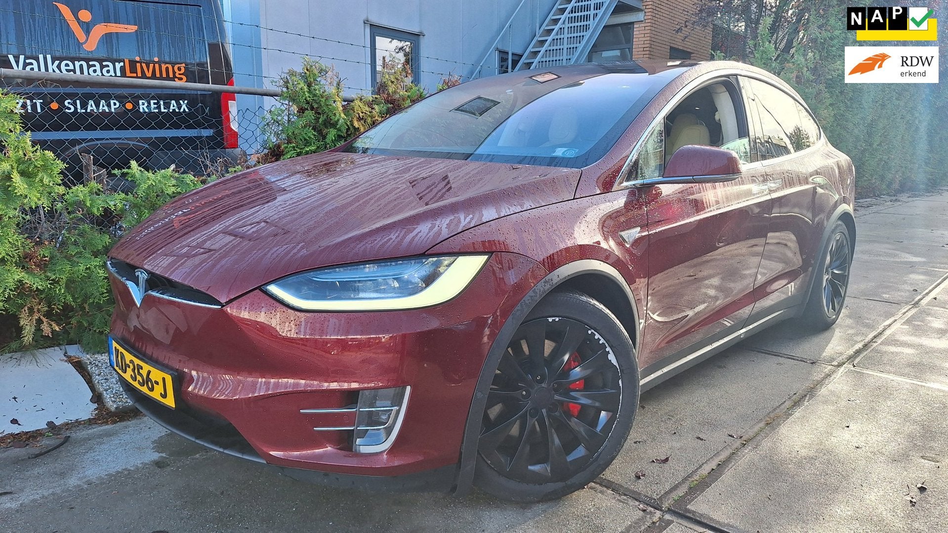 Tesla Model X 90D Performance Signature Ludicous, Auto's, Automaat, Model X, Beige, 124 €/maand