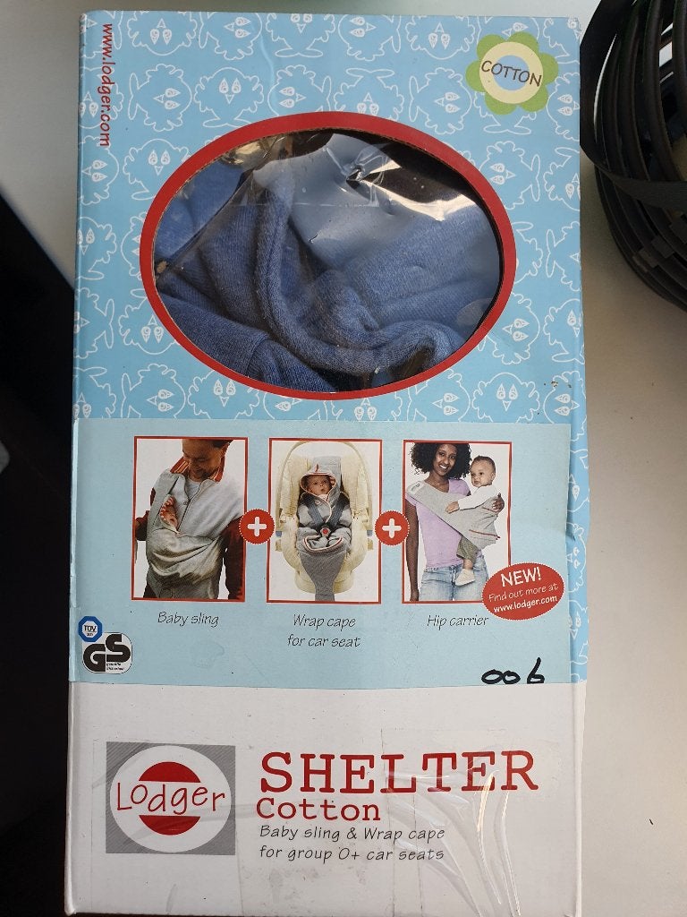 Lodger Shelter Cotton 3-in-1 baby sling – nieuw, Kinderen en Baby's, Babydragers en Draagdoeken, Nieuw, Ophalen of Verzenden, Rug