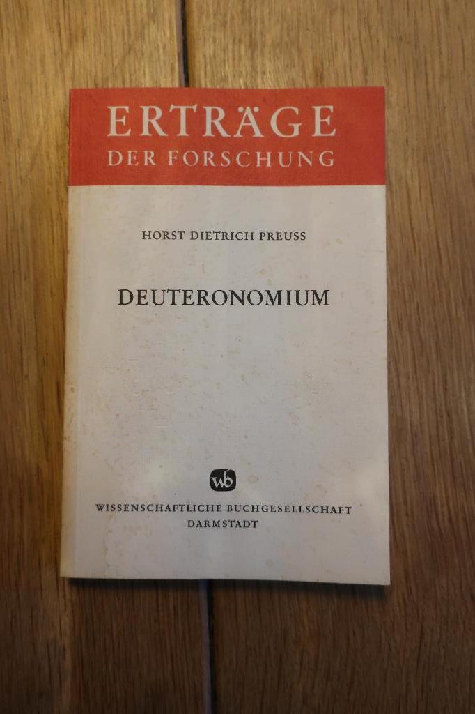 Deuteronomium – Horst Dietrich Preuss, Ophalen of Verzenden, Gelezen, Christendom | Katholiek