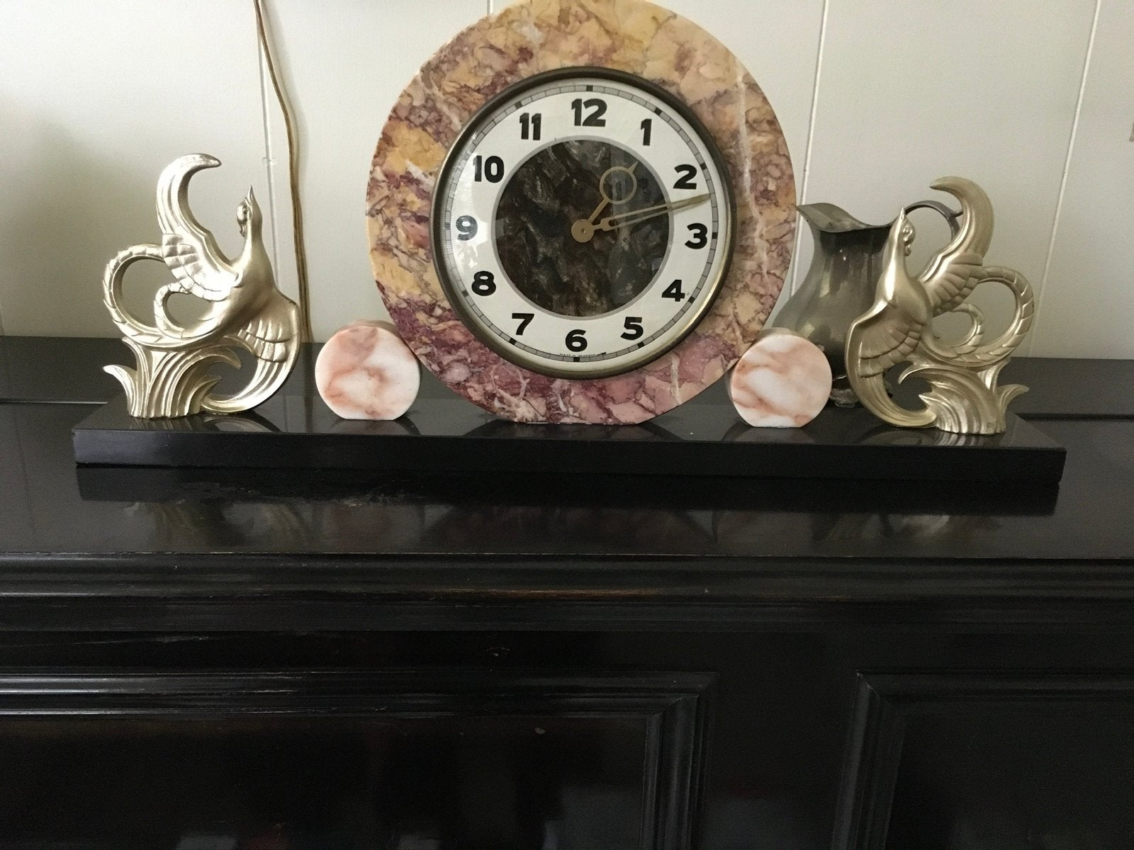 Mooie art deco klok, Ophalen of Verzenden