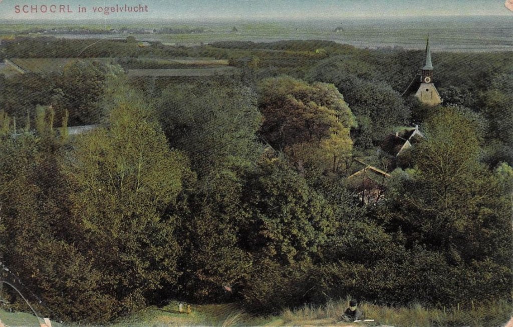 703-001-053 Schoorl in Vogelvlucht, Verzenden, Voor 1920, Noord-Holland