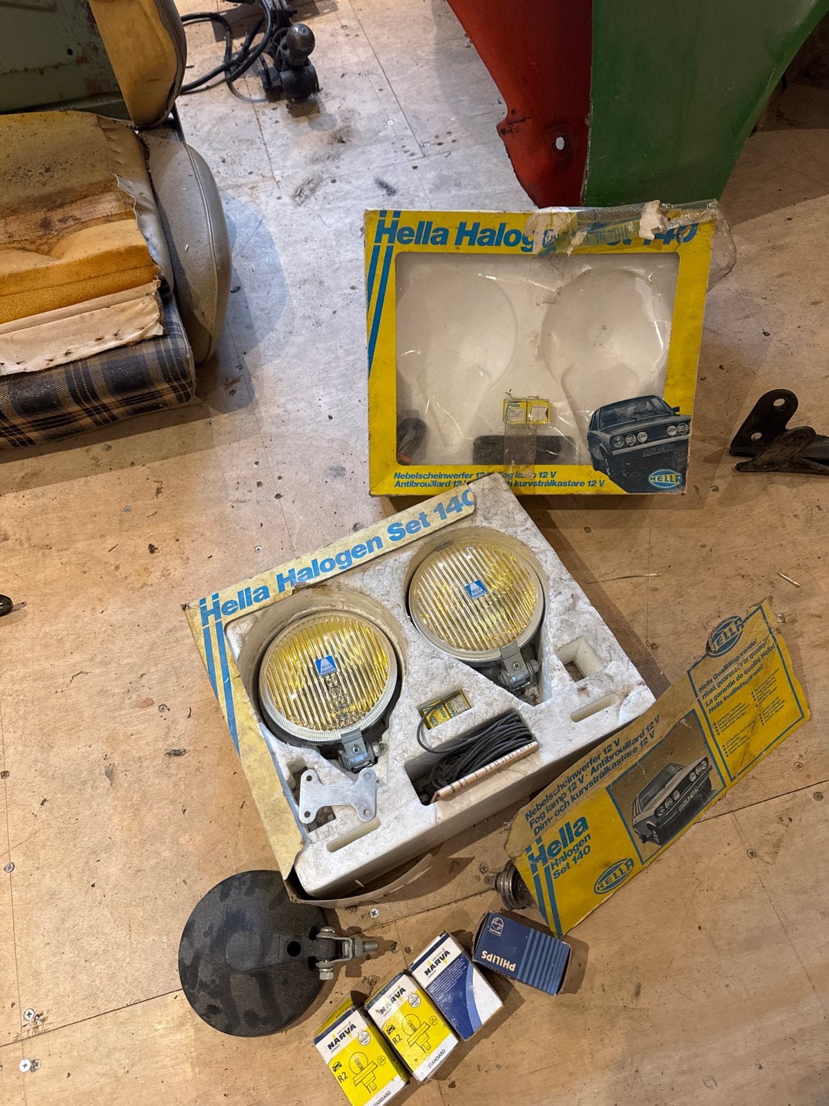 Hella Halogeen Set 140 met reserveonderdelen, Ophalen, Nieuw, Universele onderdelen