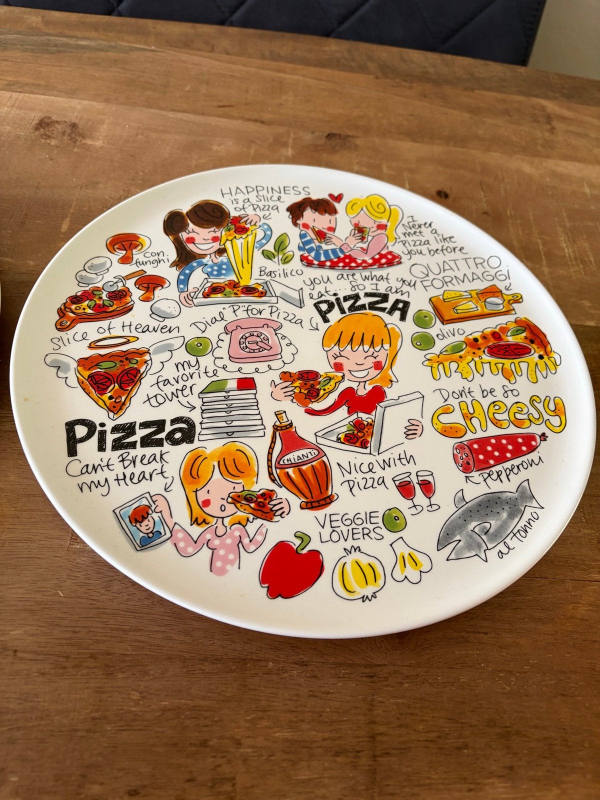 Blond Amsterdam Pizza Bord 31 cm - Zo goed als nieuw, Ophalen of Verzenden, Zo goed als nieuw, Bord(en), Modern