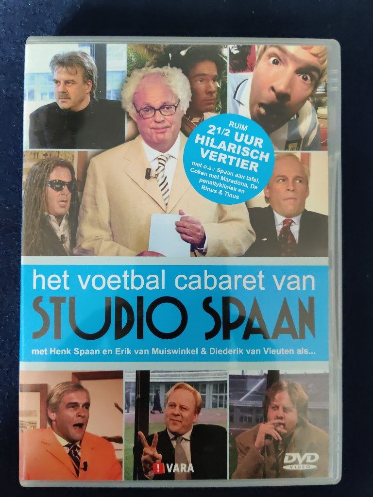 Het Voetbal cabaret van Studio Spaan, Alle leeftijden, Ophalen of Verzenden, Zo goed als nieuw, Stand-up of Theatershow