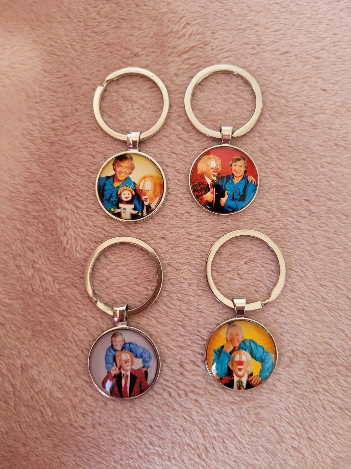 Sleutelhangers met foto's van bassie en adriaan, Verzamelen, Ophalen of Verzenden, Gebruikt, Merk